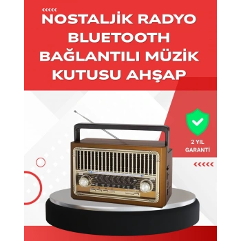 Mey İthalat® USB ve Hafıza Kart Girişli Radyo Hoparlör