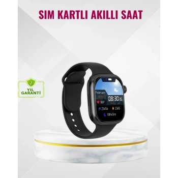 Mey İthalat® Uyku Takipli GPS’li SIM Kart Destekli Akıllı Saat