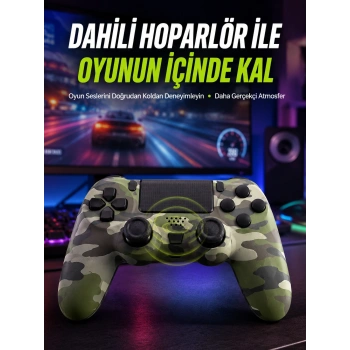 Mey İthalat® Uzun Pil Ömürlü Oyun Kolu – USB ile Hızlı Şarj Desteği