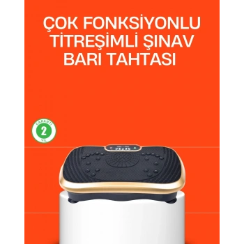 Mey İthalat® Vücut Şekillendirmeye Yardımcı Titreşimli Spor Platformu