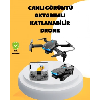 Mey İthalat® Wifi FPV Canlı Görüntü Aktarımlı Katlanabilir Drone