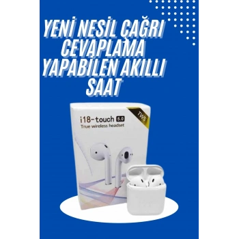 Mey İthalat® Yeni Nesil Çift Mikrofonlu Dokunmatik Kablosuz Bluetooth Kulaklık