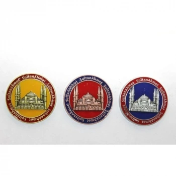 Mey İthalat® Yöresel Sultanahmet Magnet Yuvarlak Tasarım