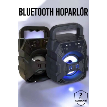 Mey İthalat® Yüksek Performanslı Bluetooth Hoparlör Kablosuz Taşınabilir