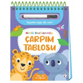 Minik Dostlarımla Çarpım Tablosu – Yaz, Sil ve Öğren