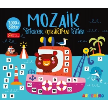 Mozaik Sticker Çıkartma Kitabı - Siyah