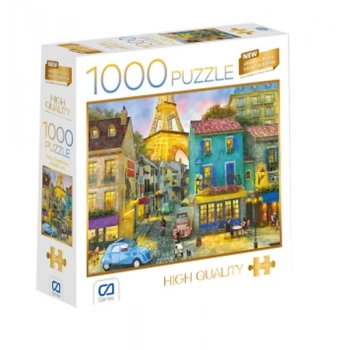 Paris Sokakları Puzzle 1000
