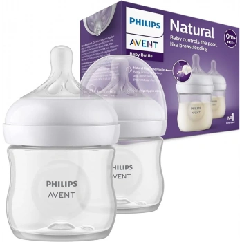 Philips Avent Natural Response PP 2li Biberon Seti, 0+ Ay 125ml SYC900/02