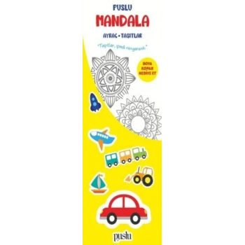 Puslu Mandala Çocuk Ayraç - Taşıtlar