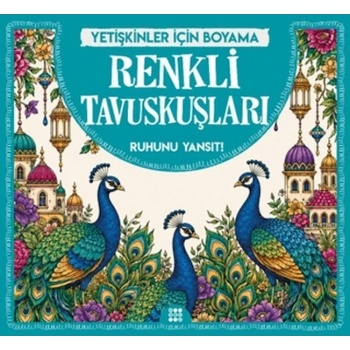 Renkli Tavuskuşları & Yetişkinler için Boyama