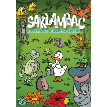 Saklambaç Boyama ve Bulmaca Kitabı