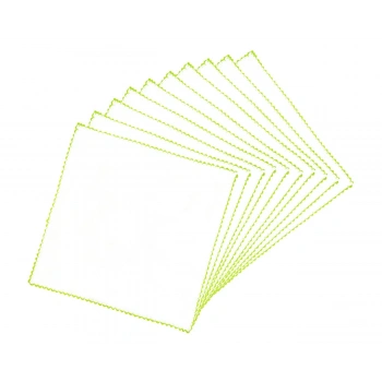 Sema Baby Çiftkat Penye Bebek Mendil 10lu - Yeşil