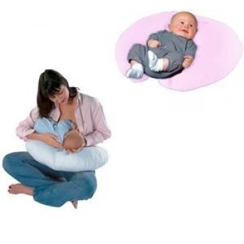 Sema Baby Emzirme ve Bebek Destek Minderi - Pembe