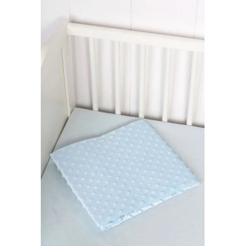 Sema Baby Fluffy Battaniye (Kabartma Desenli) - Mavi