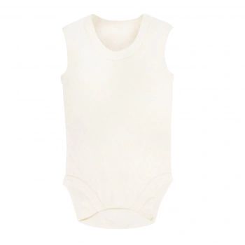 Sema Baby Jakarlı Askılı Badi (Body) - Beyaz 9-12 Ay