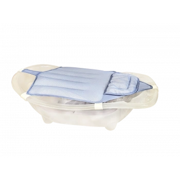 Sema Baby Köpüklü Kafa Destekli Bebek Banyo Filesi - Mavi