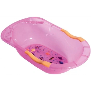 Sema Baby Şeffaf Desenli Giderli Küvet - Pembe