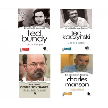Seri Katiller Biyografi Seti (4 Kitap Takım)