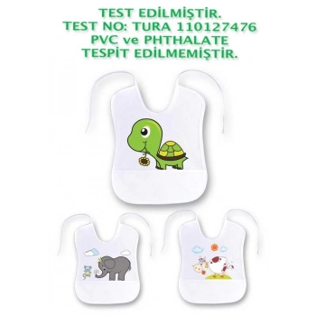 Sevi Bebe Cepli Bağcıklı Mama Önlüğü