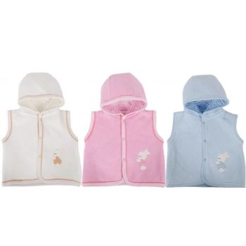 Sevi Bebe Kapşonlu Yelek (6 Lı Seri)