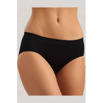 Siyah Dikişsiz Slip Külot