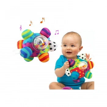 Sozzy Toys Çıngıraklı Renkli Topum - Szy205