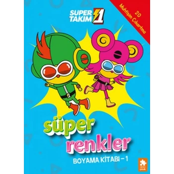 Süper 1 Takım Süper Renkler Boyama Kitabı - 1