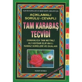 Tam Karabaş Tecvidi Fihristli (Kod 034)