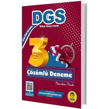 Tasarı Yayınları DGS Performans Çözümlü 3 Deneme