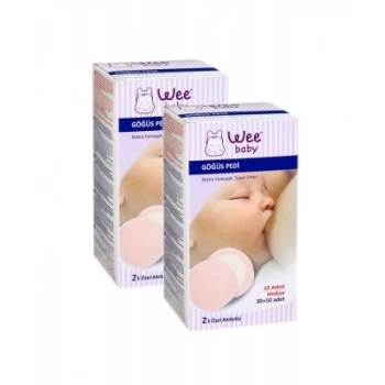 Wee Baby Göğüs Pedi 2li Paket (80 Adet)