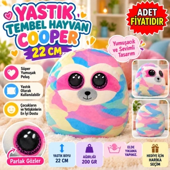 Yastık Tembel Hayvan Cooper 22 cm