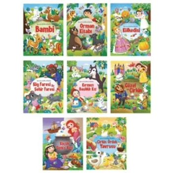 Yumurcak Çıkartmalı Klasikler Serisi (8 Kitap)