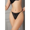 Arias Closet Siyah Nakışlı Desenli Fantezi Tanga String