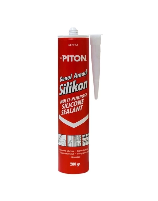 PİTON 280GR GENEL AMAÇLI SİLİKON ŞEFFAF