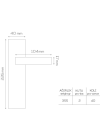 KUMRUCAN-250 Aynalı Kapı Kolu