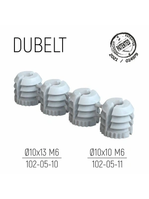 Ø10 M6 PLASTİK ŞERİT DÜBEL