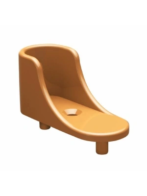 15X30MM OVAL BORU İÇİN PLASTİK İKİ PİMLİ FLANŞ