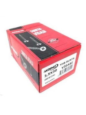 3,5x30 Sunta Vidası Çinko (1000 adet)