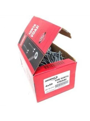 4X50 Sunta Vidası Çinko (500 adet)