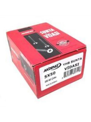 5x50 Sunta Vidası Çinko (200 adet)