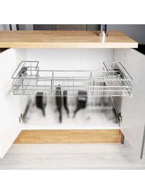 Evye Altı Mutfak Çekmecesi Tandem Tek Açılım Frenli Modül