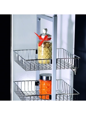 Frenli Lüks Kiler Sistemleri 170 x 185 (6 Sepetli)