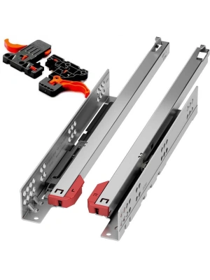 Samet Ultimade Slide 350mm Kısmı Açılım Frenli Mandallı 18 mm Çekmece Rayı