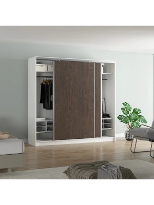 SFT 005 Yavaşlatıcı Sürgülü Gardırop Kapak Sistemi