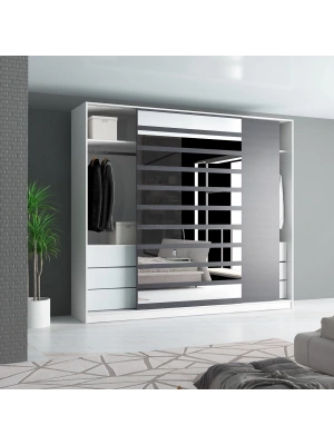 SFT 75 Yavaşlatıcı Sürgülü Gardırop Kapak Sistemi