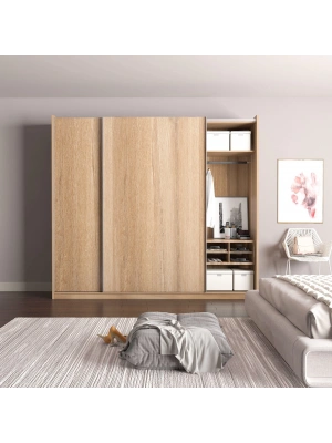 Slider-K Yavaşlatıcı Sürgülü Gardırop Kapak Sistemi