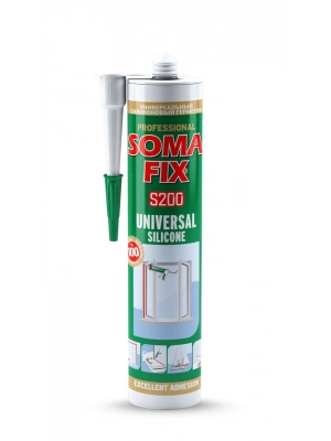 Somafix Üniversal Silikon 280 ml Şeffaf S200