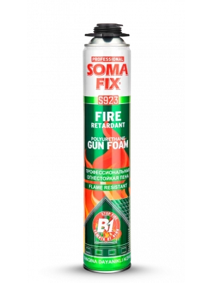 Somafix Yangına Dayanıklı B1 Tabancalı Poliüretan Köpük S923