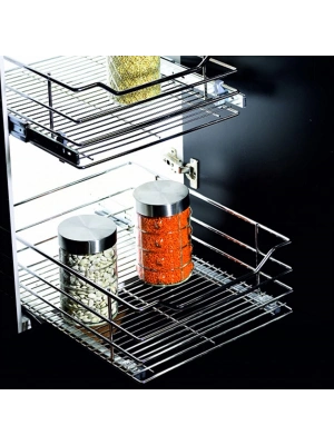 Tandem Çift Açılım Frenli Mutfak Çekmece Modülü