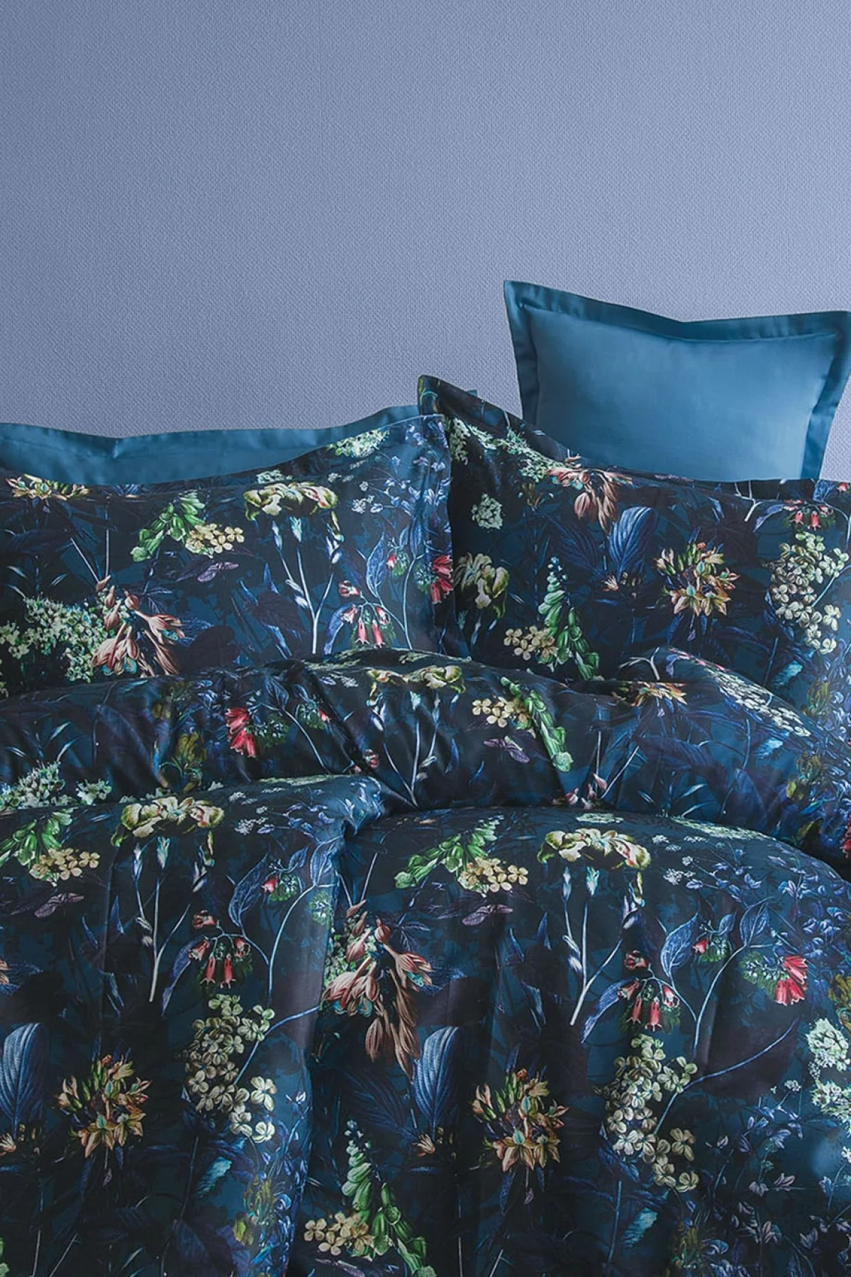 Mezza %60 TENCEL™ Lyocell %40 Pamuk Dijital Saten Çift Kişilik Nevresim Takımı